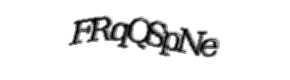 Security check image, please type the characters shown
