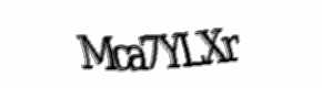 Security check image, please type the characters shown